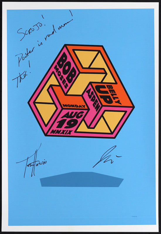 Scrojo Bob Moses Autographed Poster