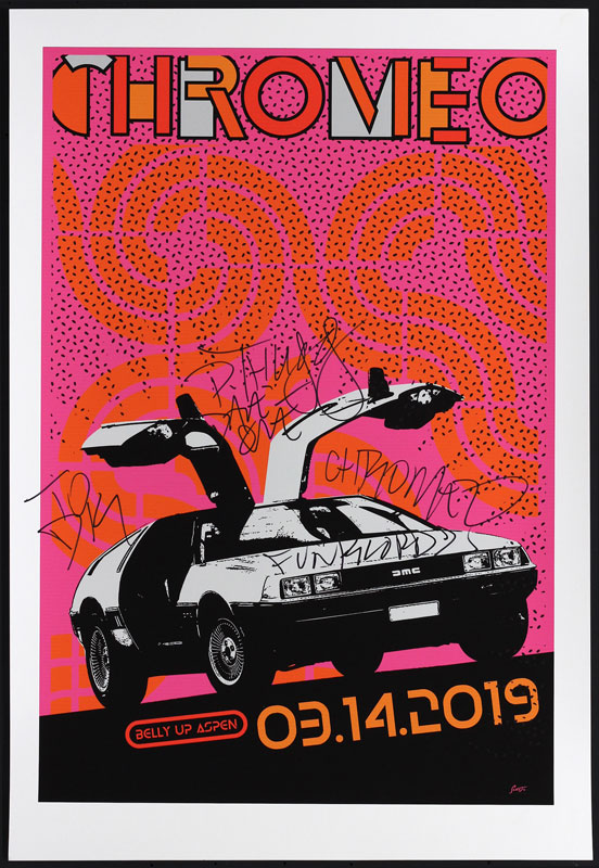 Scrojo Chromeo Autographed Poster