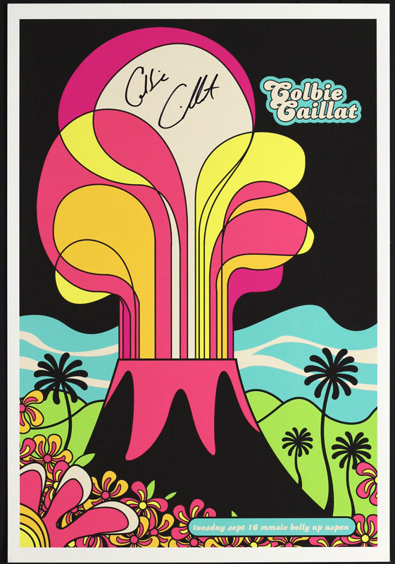 Scrojo Colbie Caillat Autographed Poster