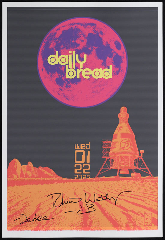 Scrojo Daily Bread Autographed Poster