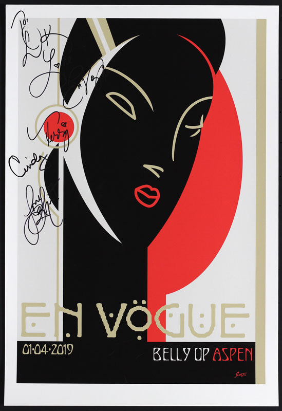 Scrojo En Vogue Autographed Poster