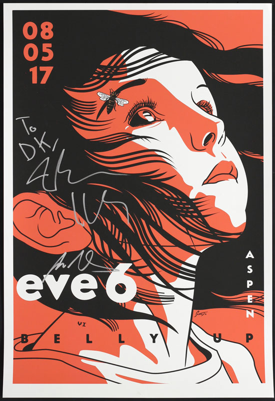 Scrojo Eve 6 Autographed Poster