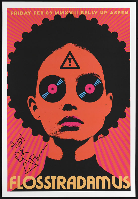 Scrojo Flosstradamus Autographed Poster