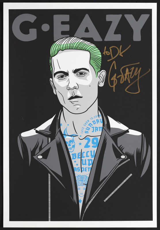 Scrojo G-Eazy Autographed Poster
