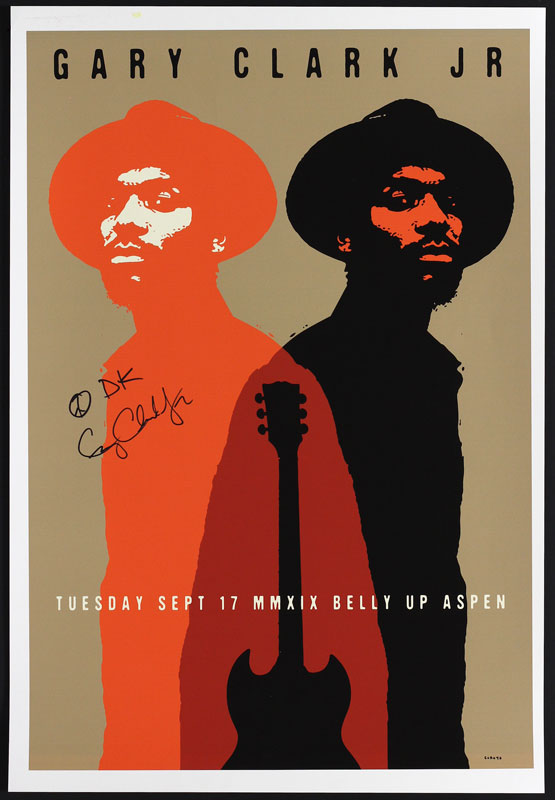 Scrojo Gary Clark Jr. Autographed Poster