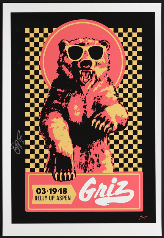 Scrojo GRiZ Autographed Poster