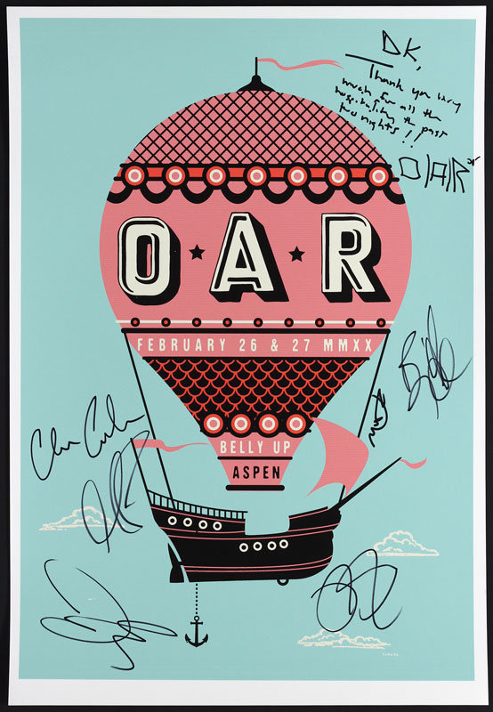 Scrojo OAR Autographed Poster