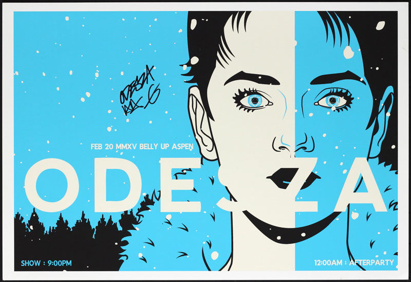 Scrojo Odesza Autographed Poster