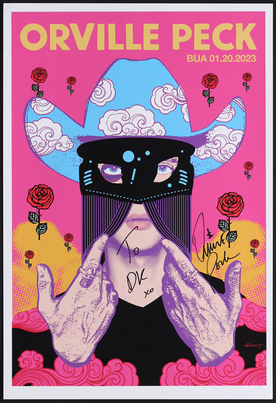 Scrojo Orville Peck Autographed Poster