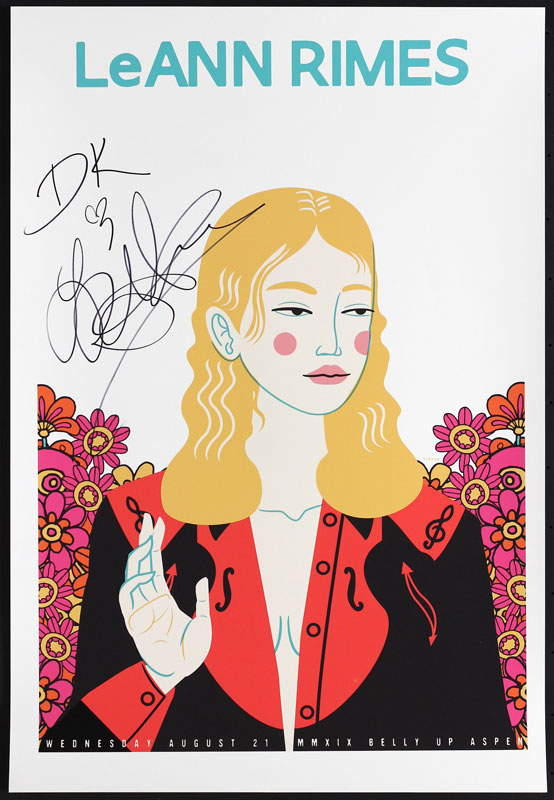 Scrojo LeAnn Rimes Autographed Poster