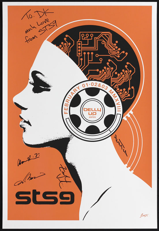 Scrojo STS9 Autographed Poster