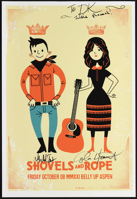 Scrojo Shovels and Rope Autographed Poster