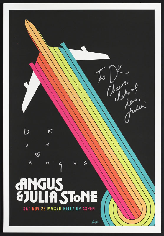 Scrojo Angus and Julia Stone Autographed Poster