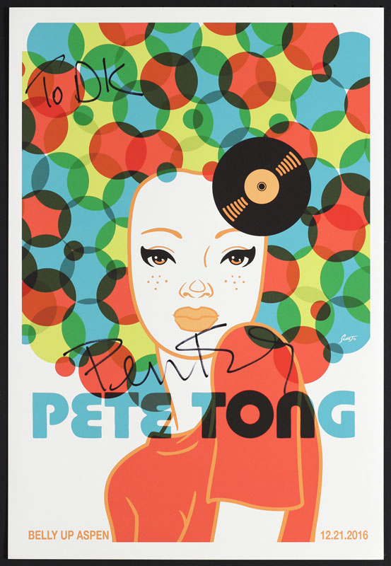 Scrojo Pete Tong Autographed Poster