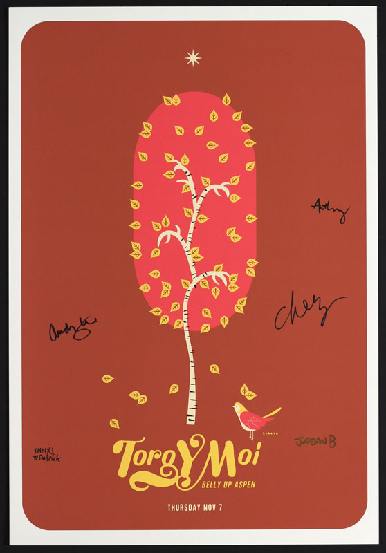Scrojo Toro Y Moi Autographed Poster