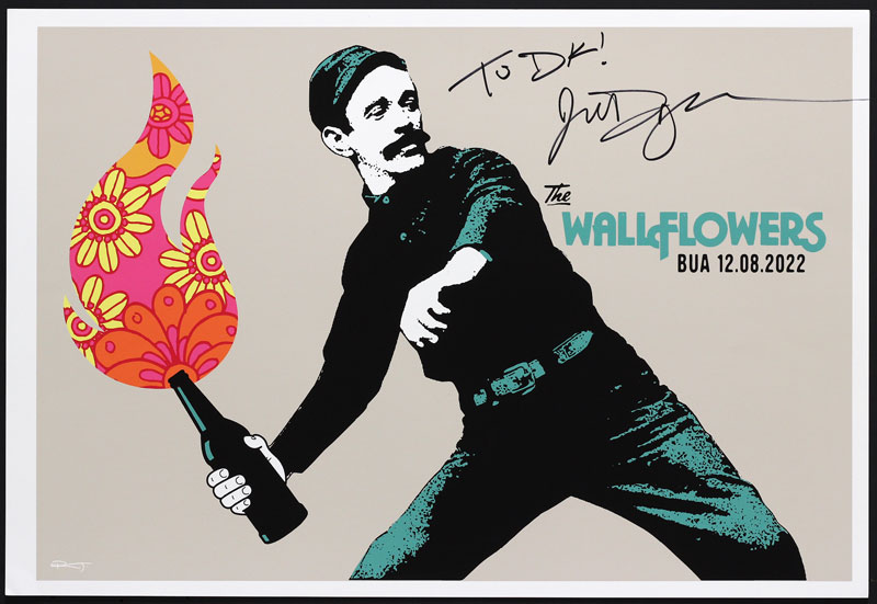 Scrojo The Wallflowers Autographed Poster