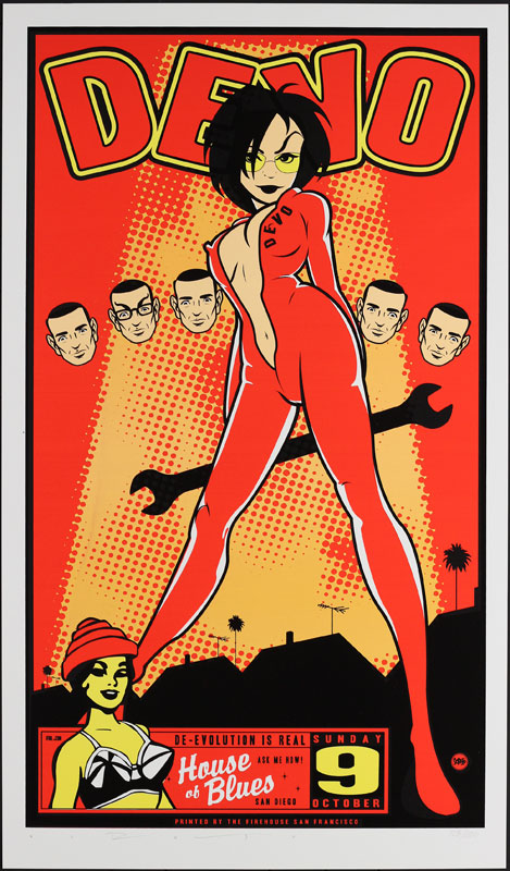 Scrojo Devo - House Of Blues Handbill