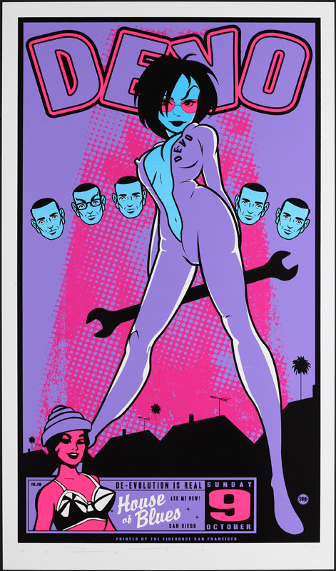 Scrojo Devo Purple Variant Poster