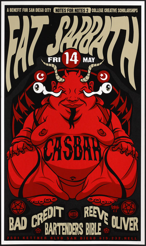Scrojo Fat Sabbath Poster