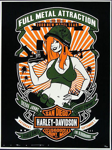 Scrojo Harley-Davidson Poster
