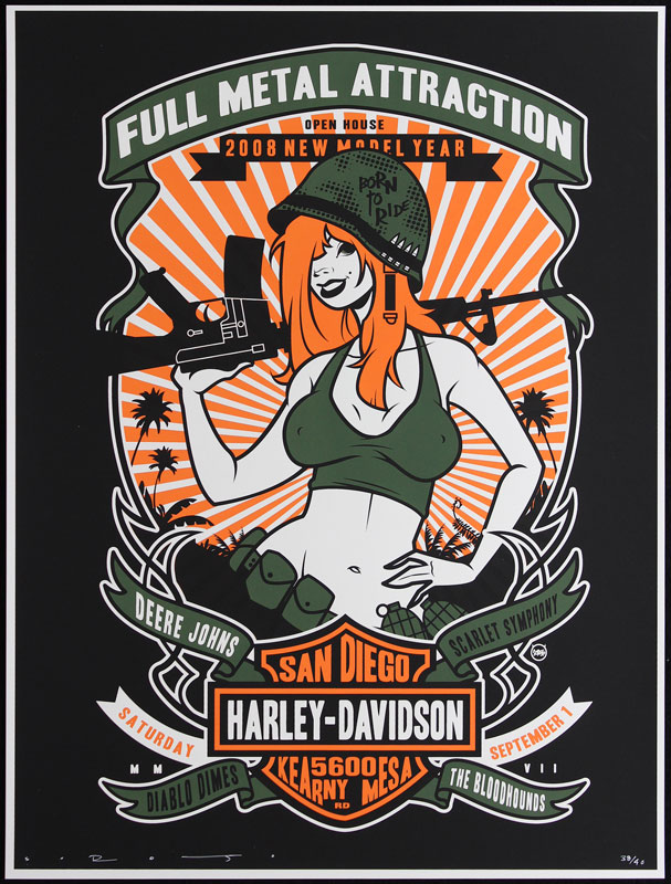 Scrojo Harley-Davidson Poster