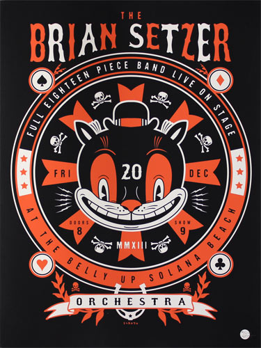 Scrojo The Brian Setzer Orchestra Poster