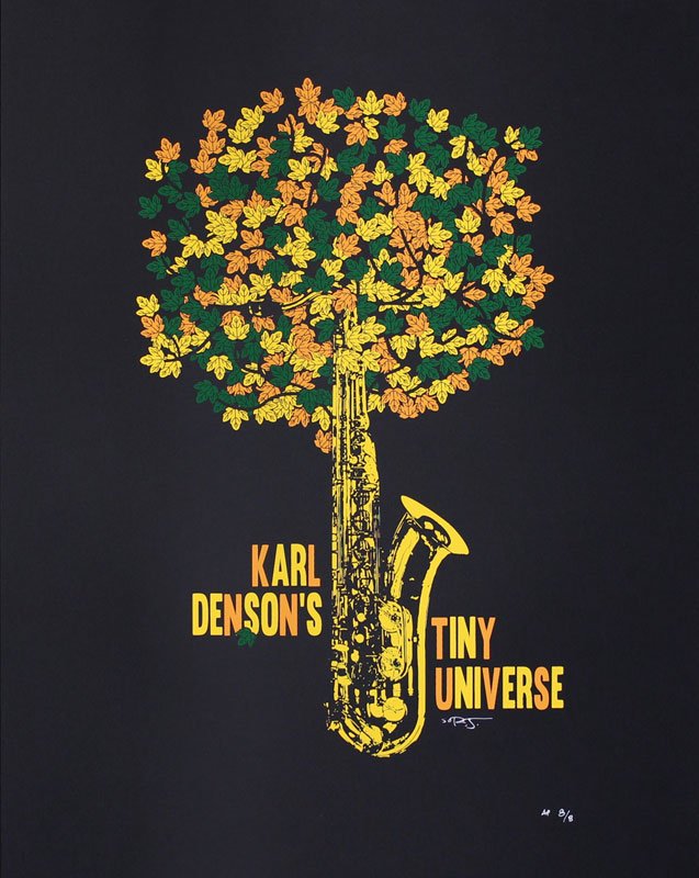 Scrojo Karl Denson's Tiny Universe  - Summer 2014 Tour Poster