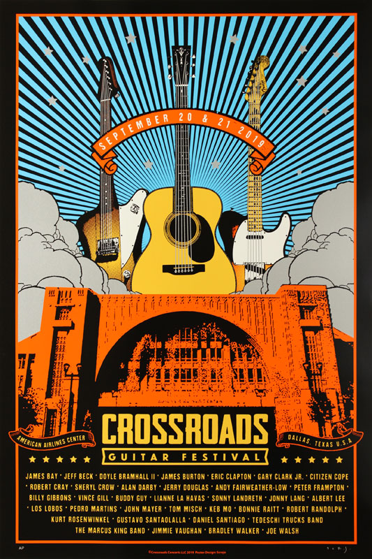 Scrojo Crossroads Guitar Festival 2019 Poster