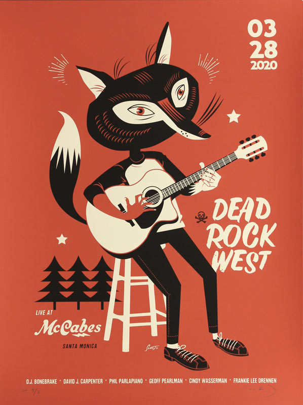 Scrojo Dead Rock West Poster