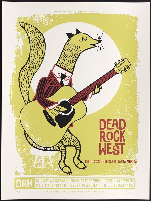 Scrojo Dead Rock West Poster