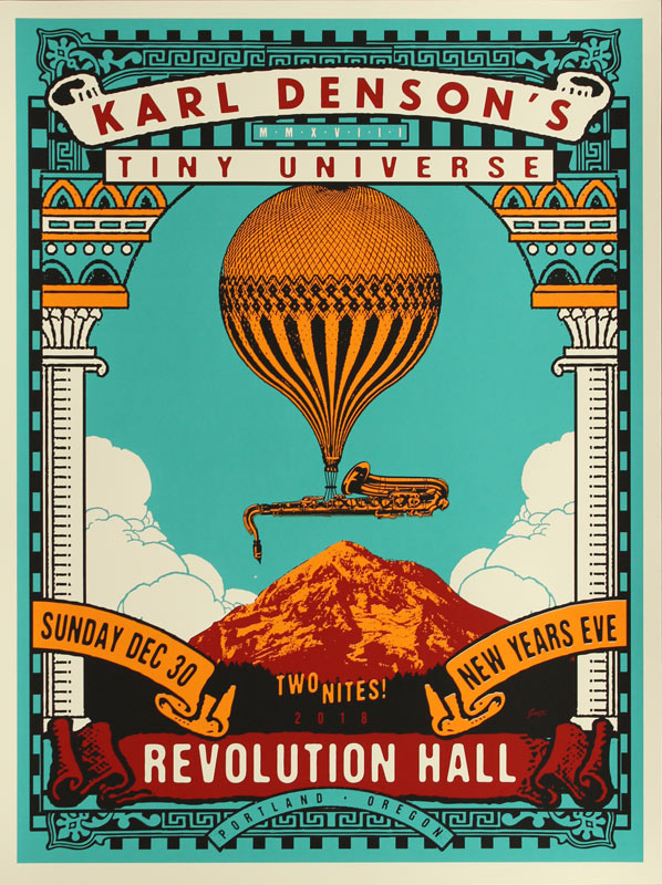 Scrojo Karl Denson's Tiny Universe New Year's Eve 2018 Poster