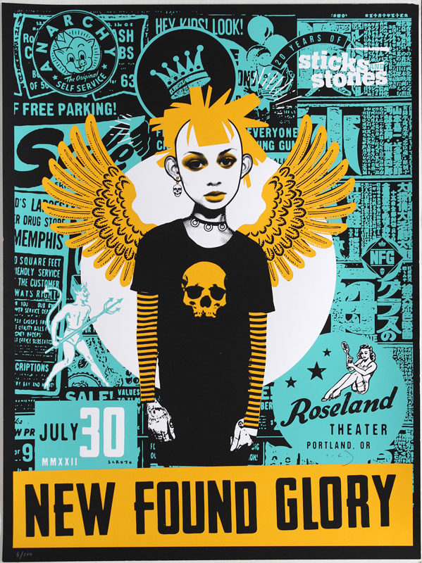 Scrojo New Found Glory Poster