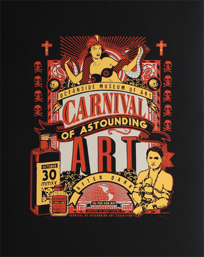 Scrojo Carnival of Astounding Art Poster