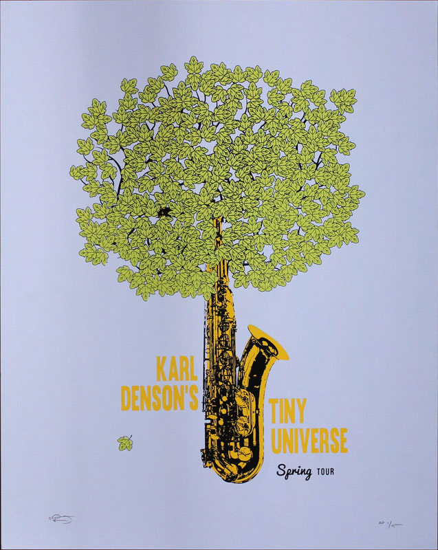 Scrojo Karl Denson's Tiny Universe - Spring 2014 Tour Poster