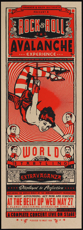 Scrojo Rolling Stones Secret Concert Poster