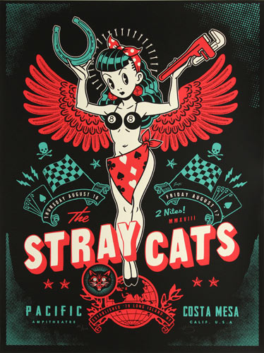 Scrojo The Stray Cats Poster