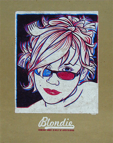 Scrojo Blondie Poster