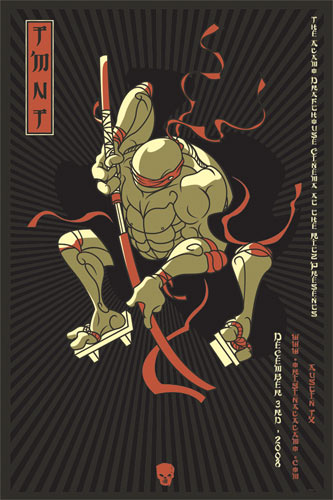 Scrojo Teenage Mutant Ninja Turtles Movie Poster