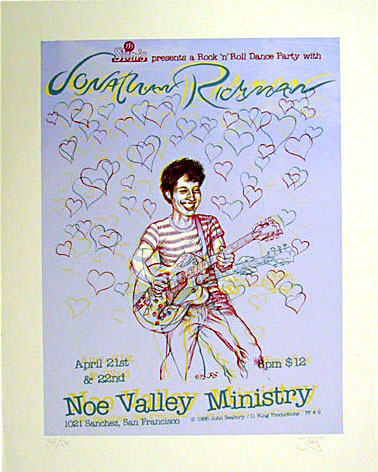 John Seabury Jonathan Richman Poster