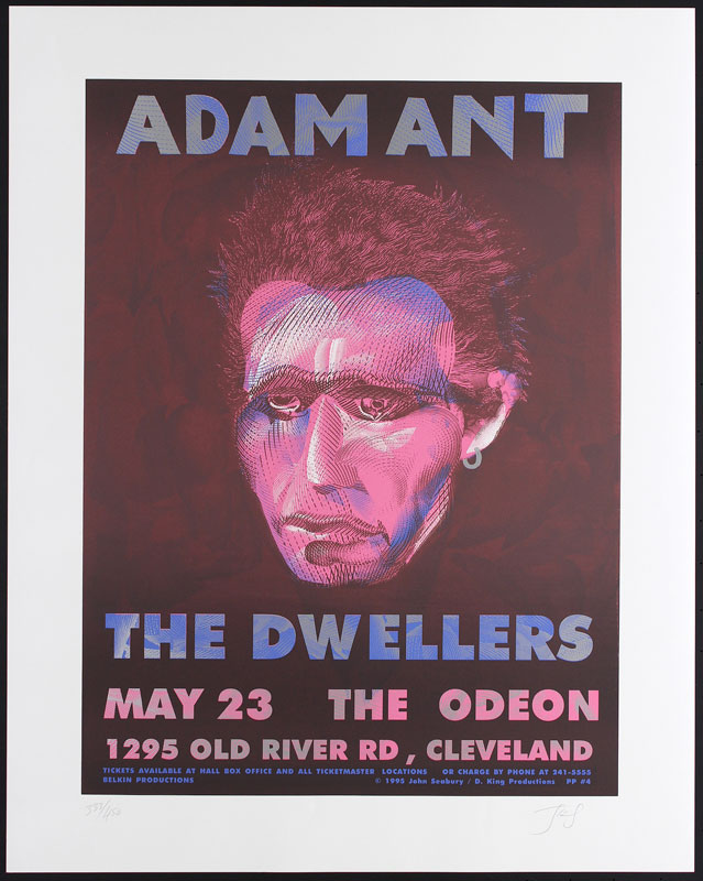 John Seabury Adam Ant Poster