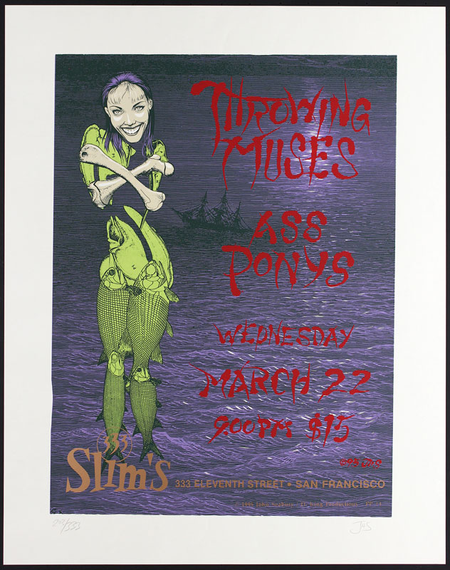 John Seabury Throwing Muses Poster