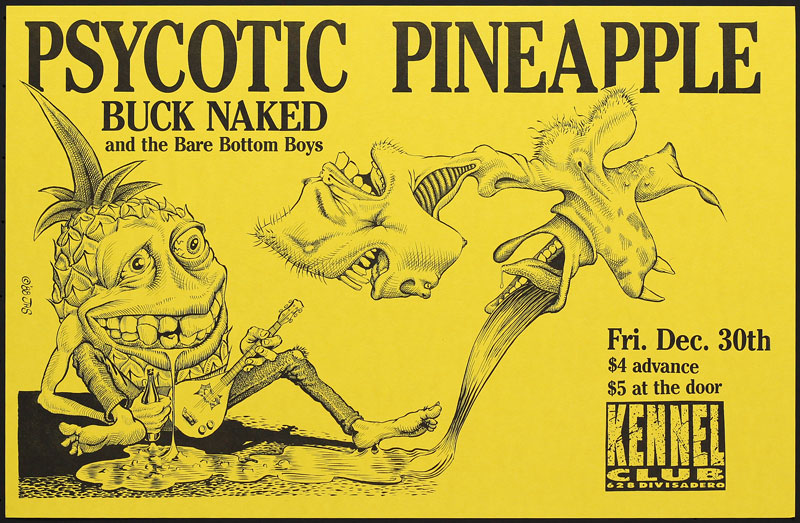 John Seabury Psycotic Pineapple Buck Naked Poster