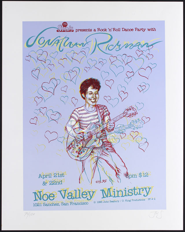 John Seabury Jonathan Richman Poster