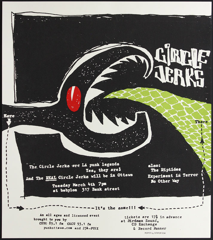 Seripop Circle Jerks Poster