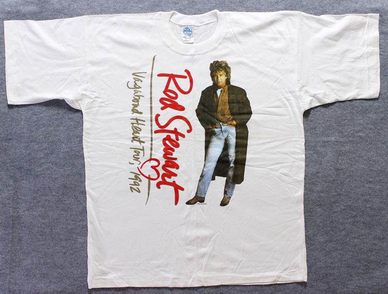 Rod Stewart 1992 Vagabond Heart Tour Australia T-Shirt
