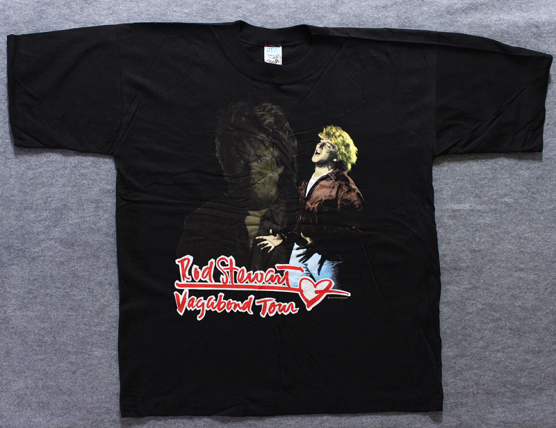 Rod Stewart 1992 Vagabond Heart Tour Australia T-Shirt