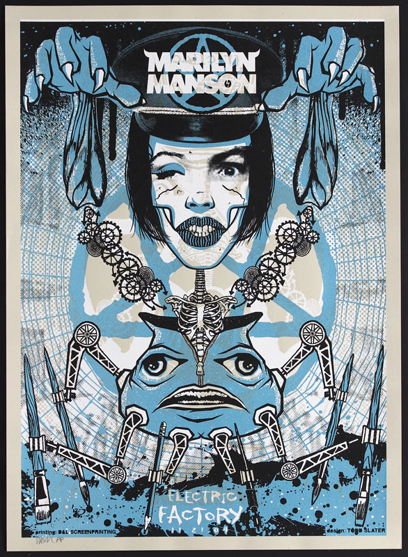 Todd Slater Marilyn Manson Poster