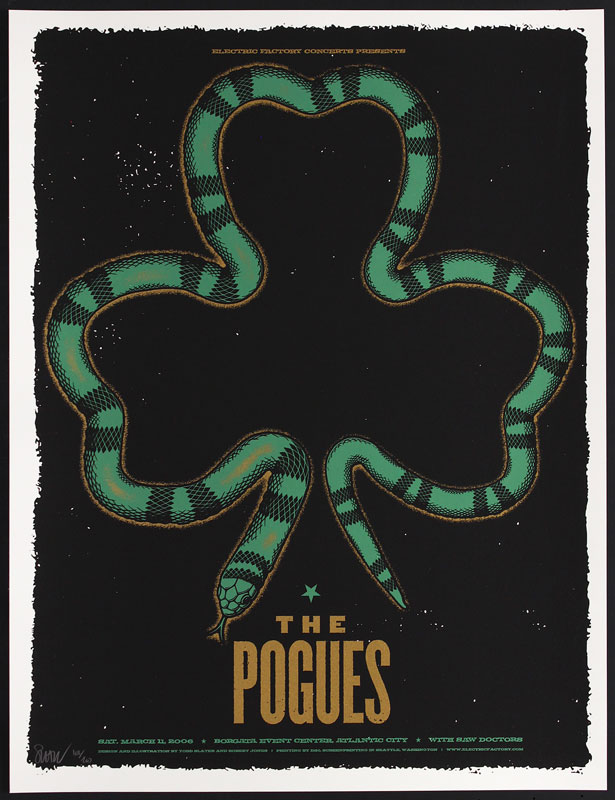 Todd Slater and Robert Jones The Pogues Poster