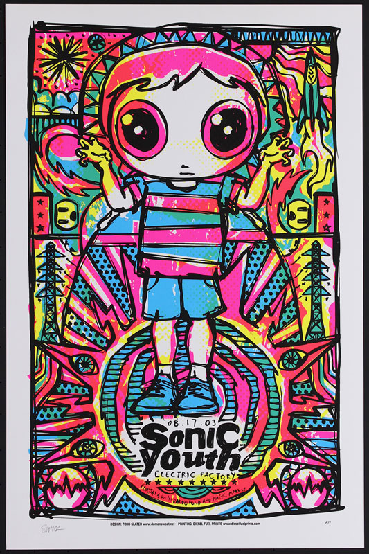 Todd Slater Sonic Youth Poster