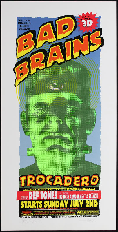 Psychic Sparkplug Bad Brains Poster